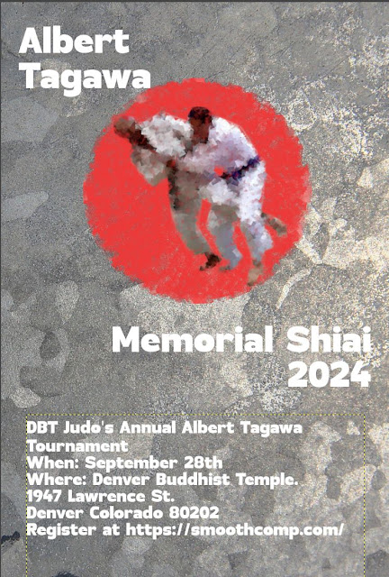DBT Judo tournament event poster